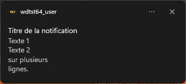 Exemple Notification