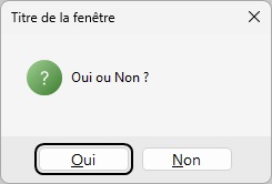 Exemple OuiNon